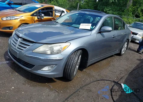 2014 Hyundai Genesis 3.8 from USA, damaged, VIN KMHGC4DD0EU260386